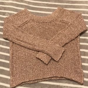 Free People knit cropped sweater